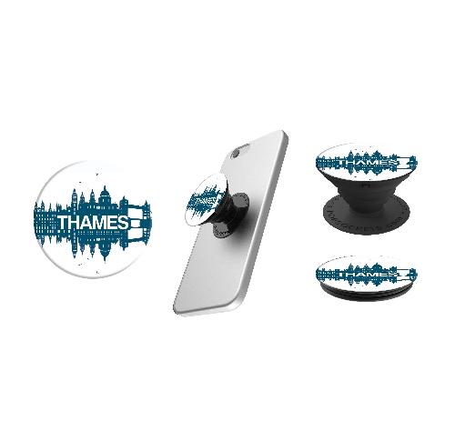 Custom Pop Socket - MOQ 120 Units - Available With Car Vent Mount Combo & Multi Surface Mount